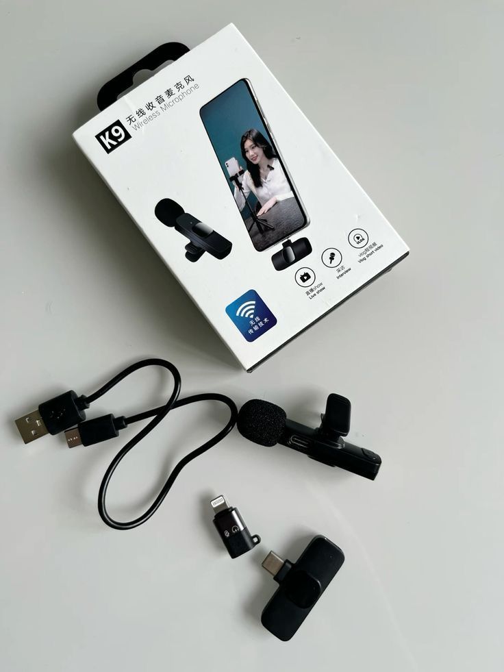 Portable Wireless clip on microphone