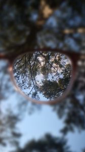 Eyeglasses Perspective Art Print