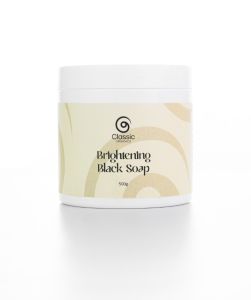 Brightening black soap