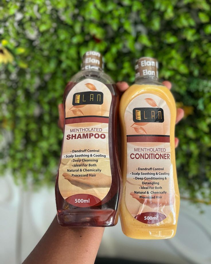Elan  Mentholated shampoo and conditioner (500ml)
