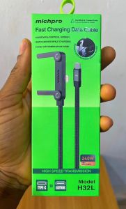 Michpro H32L 240W Fast Charging Data Cable (Type-C to Lightning)