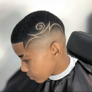 Artistic Fade with Swirl Design