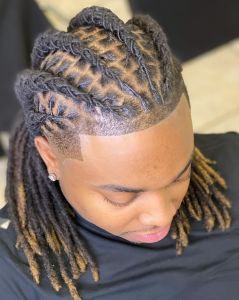Symmetrical Twisted Dreadlocks