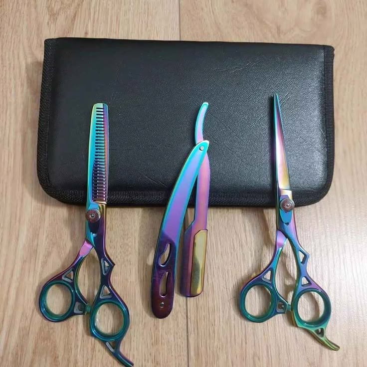 Rainbow Hair-Cutting Scissors (Professional Stainless Steel)
