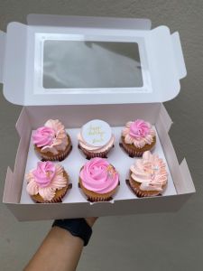 Birthday Cupcake Box (6 pieces)