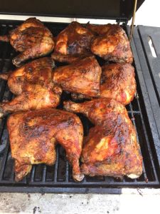 Barbecue Chicken Leg Quarters