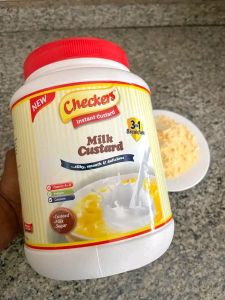 Checkers Instant Custard Milk Custard