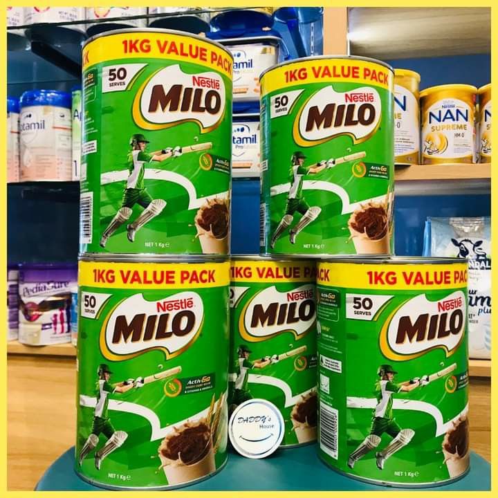 Nestlé Milo 1kg Value Pack Tin   - Size: 1kg (approx. 50 servings)
