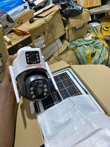 Super Protech Solar-Powered PTZ CCTV Security Camera